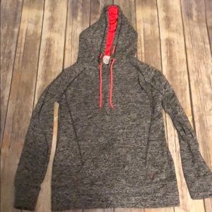 J America Ladies' Cosmic Contrast Fleece Hood